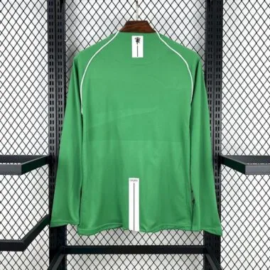 07-08 Manchester United green goalkeeper long sleeve retro jersey