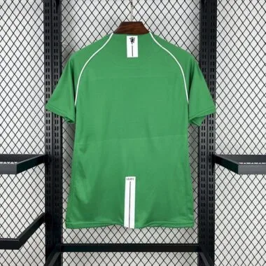 07-08 Manchester United green goalkeeper retro jersey