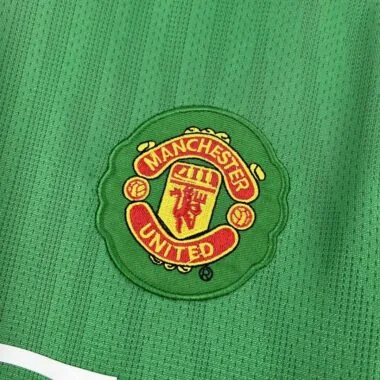 07-08 Manchester United green goalkeeper retro jersey