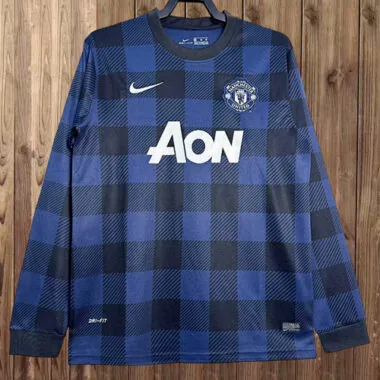 13-14 Manchester United away retro long sleeve jersey