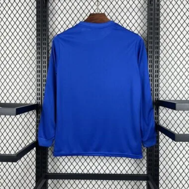 24-25 Manchester United Joint Edition Blue Long Sleeves Retro Jersey (S-XXL)