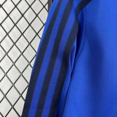 24-25 Manchester United Joint Edition Blue Long Sleeves Retro Jersey (S-XXL)