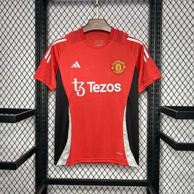 24-25 Manchester United Red Pre-match training Jersey