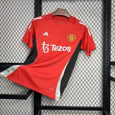 24-25 Manchester United Red Pre-match training Jersey