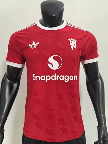 24-25 Manchester United Red training player version jersey