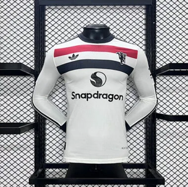 24-25 Manchester United Third Away white long sleeve player version