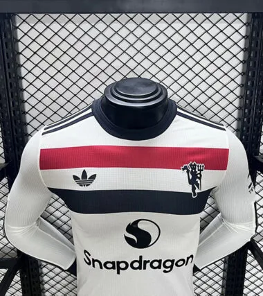 24-25 Manchester United Third Away white long sleeve player version