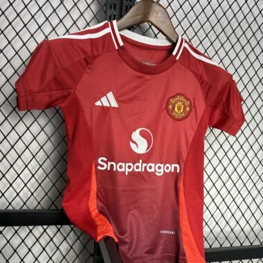 24-25 Manchester United home kid kit (Size 16-28)