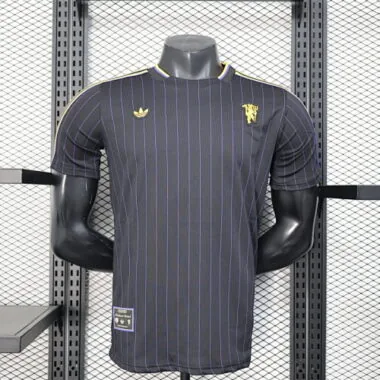 25-26 Manchester United Black Retro Model Player Version jersey