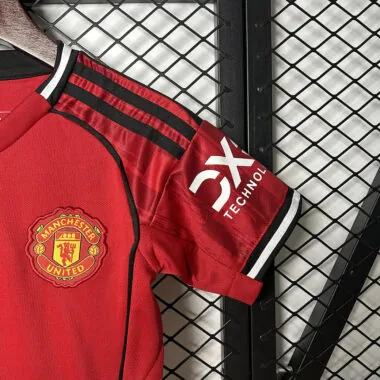 25-26 Manchester United Home (Picture Edition) Home Kids Kit