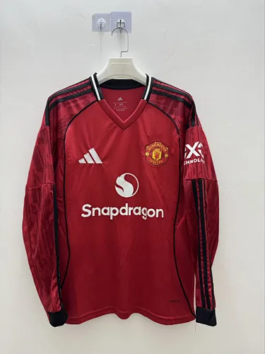 25-26 Manchester United home long sleeve jersey