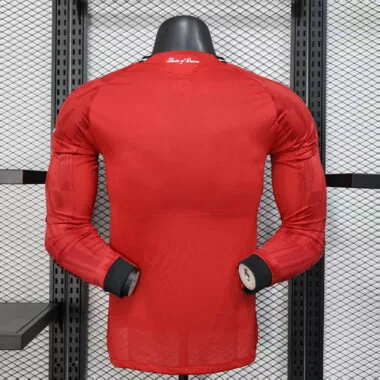 25-26 Manchester United home long sleeve player version jersey