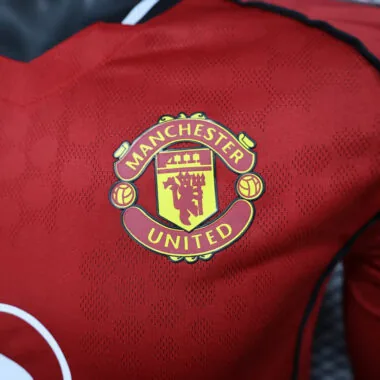 25-26 Manchester United home long sleeve player version jersey
