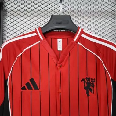 25-26 Manchester United red baseball jersey