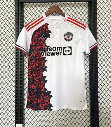25-26 Manchester United white and red Special edition jersey