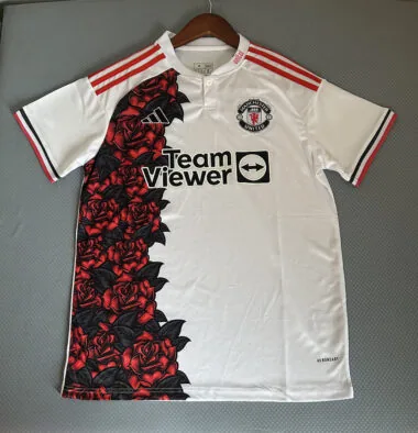 25-26 Manchester United white and red Special edition jersey