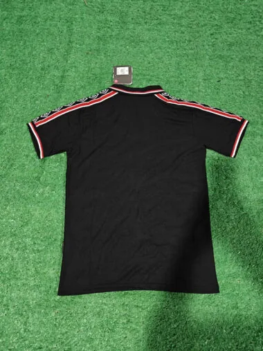 98-99 Manchester United away black retro jersey