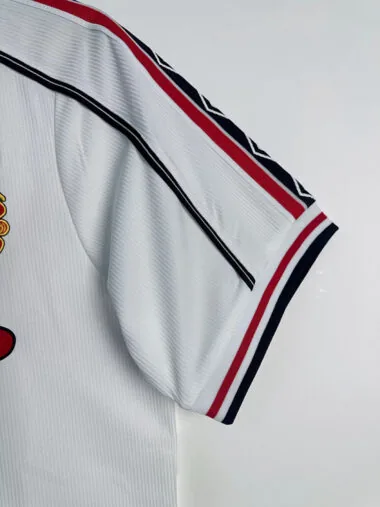 98-99 Manchester United white retro jersey
