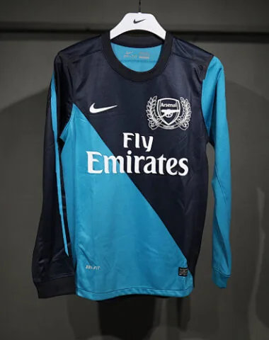 11-12 Arsenal away retro long sleeve jersey