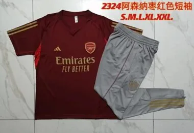 23-24 Arsenal RED TRAINING SUIT