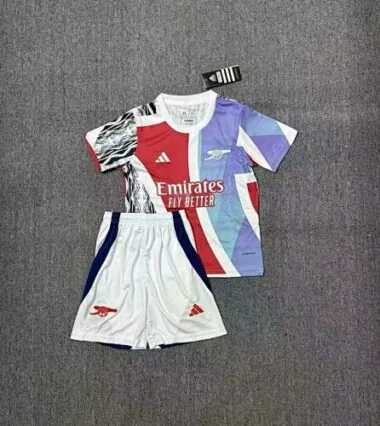 24-25 Arsenal Pre-match training kid kit