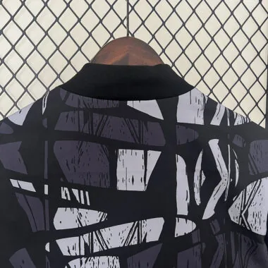 24-25 Arsenal gray and black windbreaker