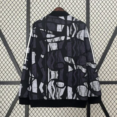 24-25 Arsenal gray and black windbreaker