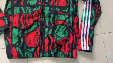 24-25 Arsenal red and green windbreaker