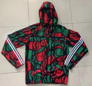24-25 Arsenal red and green windbreaker