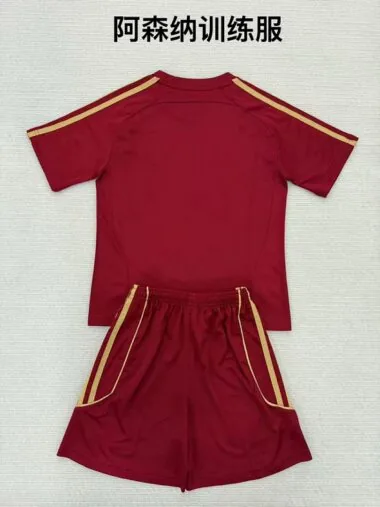 25-26 Arsenal Red Training kid kit