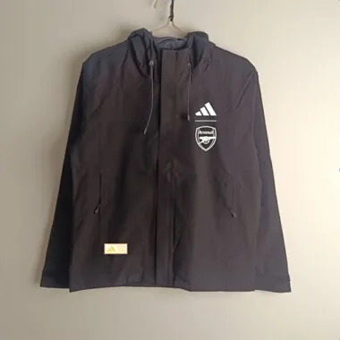 25-26 Arsenal black windbreaker