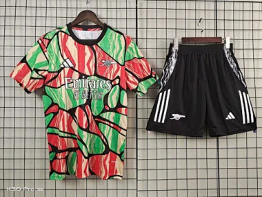 25-26 Arsenal red and green training suit