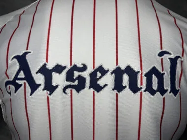 25-26 Arsenal white baseball player version jersey