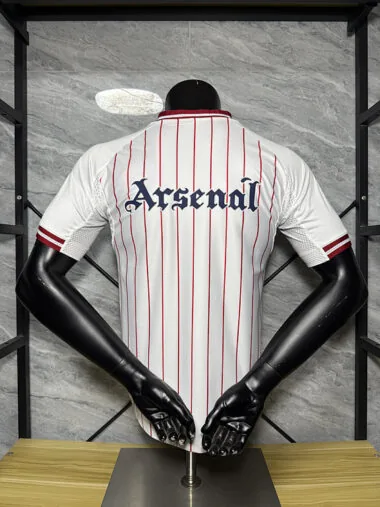 25-26 Arsenal white baseball player version jersey