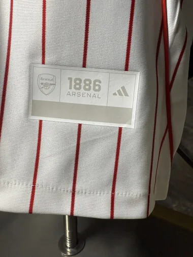 25-26 Arsenal white baseball player version jersey