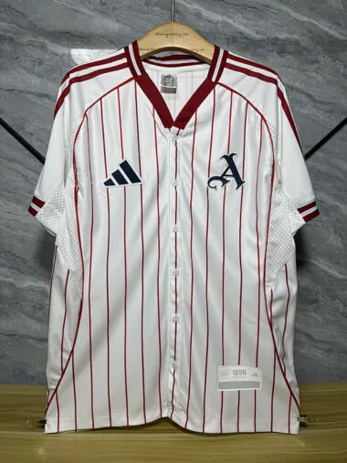 25-26 Arsenal white baseball player version jersey