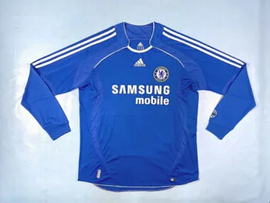 06-07 Chelsea home retro long sleeve jersey