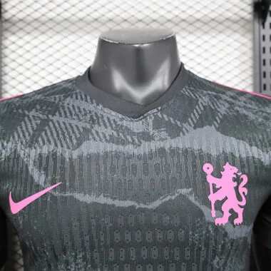 24-25 Chelsea third away black player version jersey