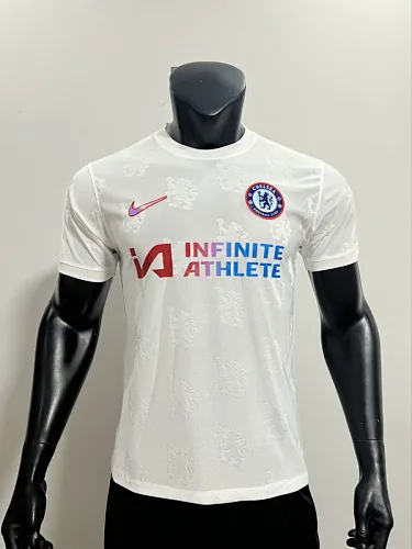24-25 Chelsea white player version training jersey