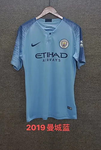 18-19 Manchester City home retro jersey