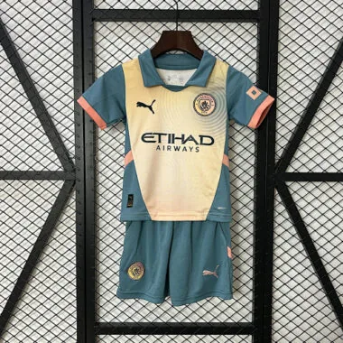 24-25 Manchester City Fourth away kid kit