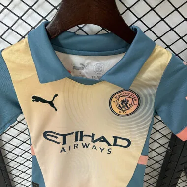 24-25 Manchester City Fourth away kid kit