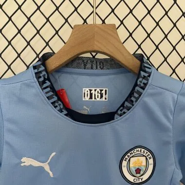 24-25 Manchester City home kid kit