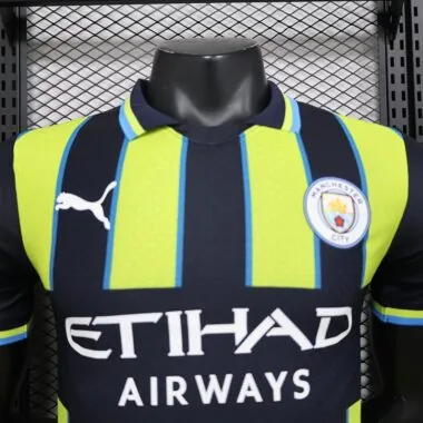 24-25 Manchester City yellow and black player version jersey