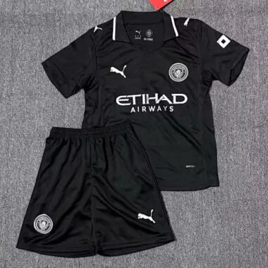 25-26 Manchester City 3rd Kids Kit(Picture Version)