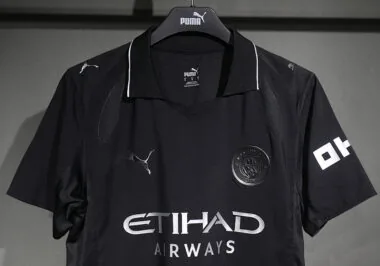 25-26 Manchester City Away Black Player Version Jersey