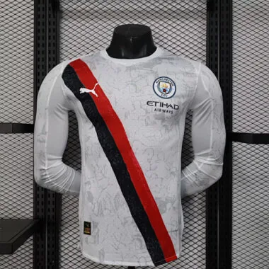 Maillot de joueur à manches longues Manchester City (match à l'extérieur) 25-26