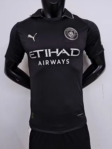 25-26 Manchester City black player version jersey