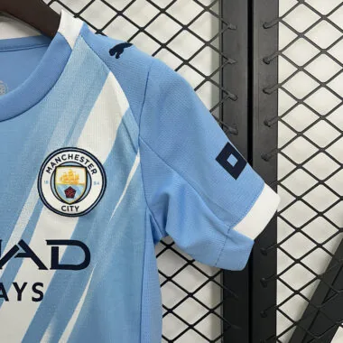 25-26 Manchester City home kid kit