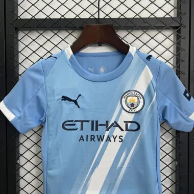 25-26 Manchester City home kid kit